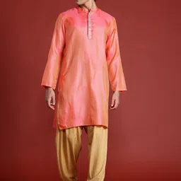 Anouk Woven Designed Kurta & Dhoti Pants Set-image-42
