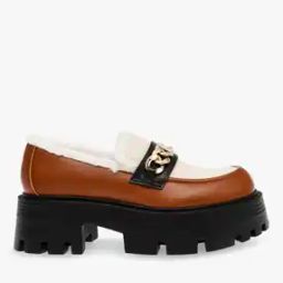High Closed Toe Leather Motoride Cognac-image-20