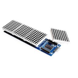 MAX7219 LED Dot Matrix 4 In 1 Display with 5P Line Module-21