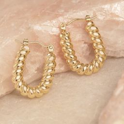 DressBerry U-Shape Mini Hoop Earrings-17