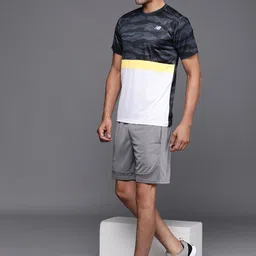 New Balance Fast Drying Printed Colourblocked Athletic T-shirt-image-20