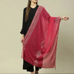 Rangriti Purple Printed Dupatta-picture-30