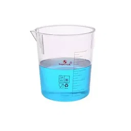 Supertek Autoclavable PMP Beaker With Printed Graduation, Capacity 100 ml, CH10164/2 (Pack of 12)-97