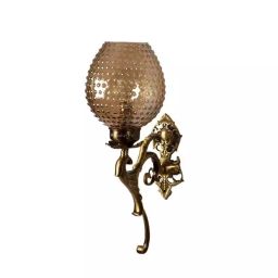 ELIANTE Wall Light Antique Brass Portable AC Indoor Glass Shade Flush Mount-image-95