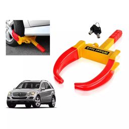 Auto Pearl Claw Type Adjustable Anti Theft Yellow, Red Wheel Clamp Lock for Mercedes-Benz ML350-27