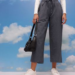 CORSICA Women Striped Cropped Trousers-picture-2