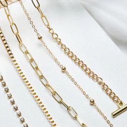 Joker & Witch Toggle Golden Bracelet - Set of 5-26