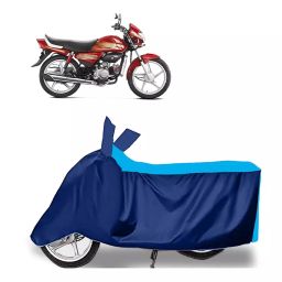 Auto Pearl Two Wheeler Cover for Hero CD deluxe - Cyan, Blue-image-52