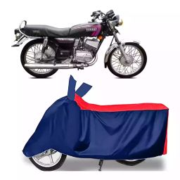 Auto Pearl Two Wheeler Cover with Bag for Yamaha RXG, Red & Blue-image-85