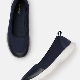 Allen Solly Women Textured Slip-On Sneakers-16