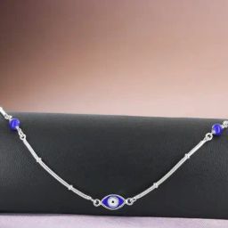 Taraash 925 Sterling Silver Pure Evil Eye Rakhi for Men-image-41
