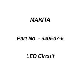Makita LED Circuit Suitable For LS002, Part No 620E07-6-image-56