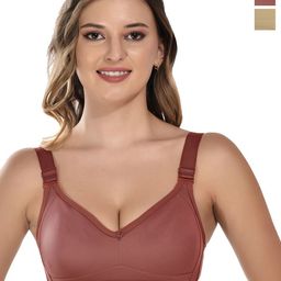 elina Women Pack of 2 Full Coverage Non Padded Minimizer Bra-image-20