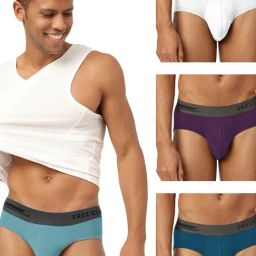 Freecultr Multi Comfort Fit Briefs - Pack of 4-picture-36