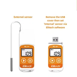 Elitech USB Multi Use Temperature Data Logger With Extra External Sensor, RC-5+ TE image 3