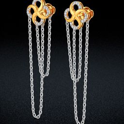 Joyalukkas Women 18 KT Gold Diamond Earrings-image-42