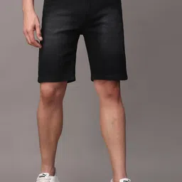 ZAYSH Men Denim Denim Shorts-picture-32