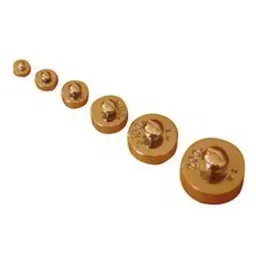 HSCo Brass Flat Weight Mirror Finish Gold, BFW1g-9
