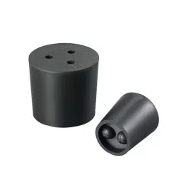 AS ONE Rubber Plug with Hole (Viton Plug), 4-390-08-image-60