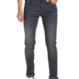 Turtle Grey Narrow Fit Stretchable Jeans-picture-29