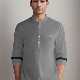 APEKTRA Men Thread Work Kurta-image-75