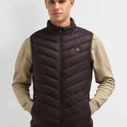 Arrow Sport Men Solid Reversible Puffer Jacket-8