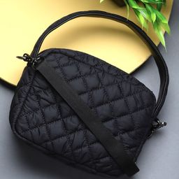 Anekaant Textured Quilted Structured Handheld Bag image 2