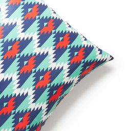 HOUZZCODE Blue Set of 2 Printed 16" x 16" Square Cushion Covers image 3