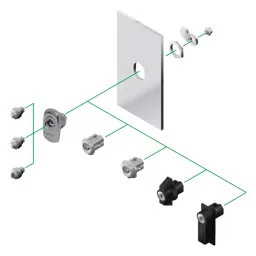 Schneider Electric Chromium Plated Zamak Locking Handle, NSYSTDCSX-image-42