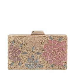 Mochi Golden Embellished Clutch-image-44