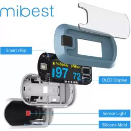 Mibest OLED Display Blue and White Color Finger Tip Pulse Oximeter MD300CN340 image 4