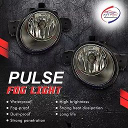 Auto Pearl Car Fog Lamp Light Set Compatible For Renault Pulse (Set of 2) image 2