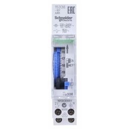 Schneider Electric 230 V AC 1 Channel Analogue DIN Rail Time Switch, 15336-10