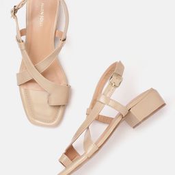 Allen Solly Open Toe Block Heel-5