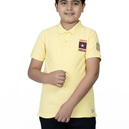 DIEGO FELIPE Boys Yellow Tshirts-10
