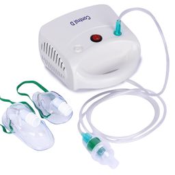 Control D Durable Compressor Portable Nebulizer with Complete Kids & Adults Mask Kit (White) image 1