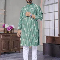ATOXIC Men Cotton Solid Straight Kurta-picture-22
