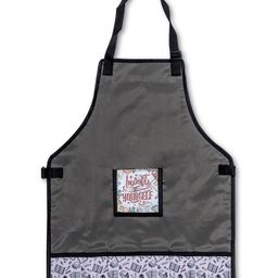 Echo Boomers Blue Multipurpose Teens Waterproof Washable Apron with 4 pockets for Cooking Art Painting and School - Navy-image-12