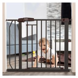 Baybee Auto Close Baby Safety Gate, Extra Tall Durable Baby Fence Barrier Dog Gate with Easy Walk-Thru Child Gate | Baby Gate for House, Stairs, Doorways-14