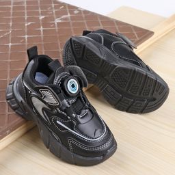 Babyoye Velcro Closure Sneaker Shoes - Black-image-69