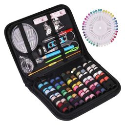 Bunie 128 Pcs Sewing Kit for HomeNeedle and Thread Box-image-2