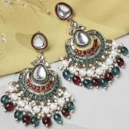 VATSALYA creation Gold-Plated Alloy Earrings-picture-39
