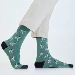 Mint & Oak Men Patterned Ankle Length Socks-picture-6