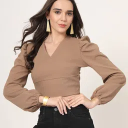 Style Quotient Puff Sleeve Top-28