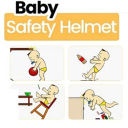 Numum Baby Head Protector Helmet - Adjustable Size for Baby to Learn Walk Or Run Fabric Helmet - Infant Anti Fall and Collision -( Pink Star helmet) ( color and design may vary) image 5