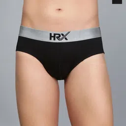 HRX by Hrithik Roshan Pack Of 2 Pure Cotton Basic Briefs HRX_BRF_001_BLK/BLK/_2PC-BLACK-picture-16