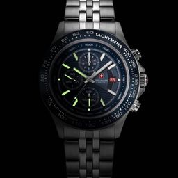 SWISS MILITARY HANOWA Men Dial & Stainless Steel Straps Analogue Chronograph Watch-47