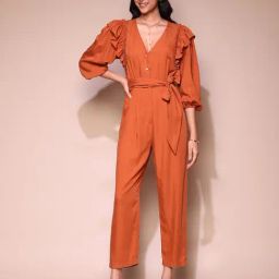 Label Ritu Kumar Orange Jumpsuit-image-18