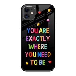 QRIOH Magical Words Printed iPhone 12 Mini Back Case-image-4