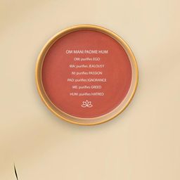 Om Mani Padme Hum Terracotta Wall Plate-image-18
